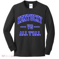 Kentucky Vs All Yall Throwback Kids Long Sleeve Shirt thumb 0