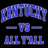 Kentucky Vs All Yall Throwback Kids Long Sleeve Shirt thumb 2