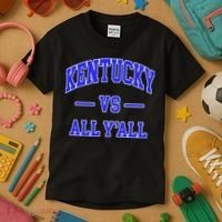 Kentucky Vs All Yall Throwback Kids T-Shirt thumb 3