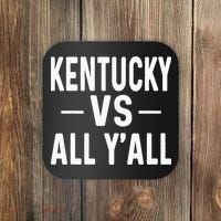 Kentucky vs all y'all Coaster thumb 0