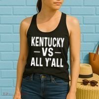 Kentucky vs all y'all Women's Tank Top thumb 2