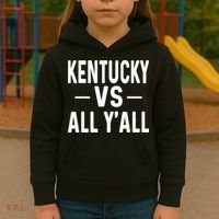 Kentucky vs all y'all Kids Hoodie thumb 3