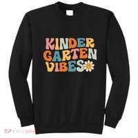 Kindergarten Vibes - Kinder Crew Retro First Day of School Sweatshirt thumb 0