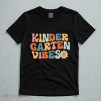 Kindergarten Vibes - Kinder Crew Retro First Day of School T-Shirt thumb 5