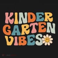 Kindergarten Vibes - Kinder Crew Retro First Day of School Pajama Set thumb 2