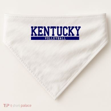 Kentucky Volleyball USA-Made Doggie Bandana