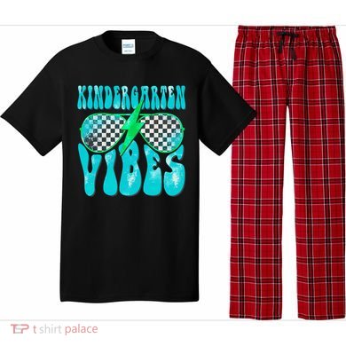 Kindergarten Vibes Kinder Crew Retro First Day Of School Pajama Set