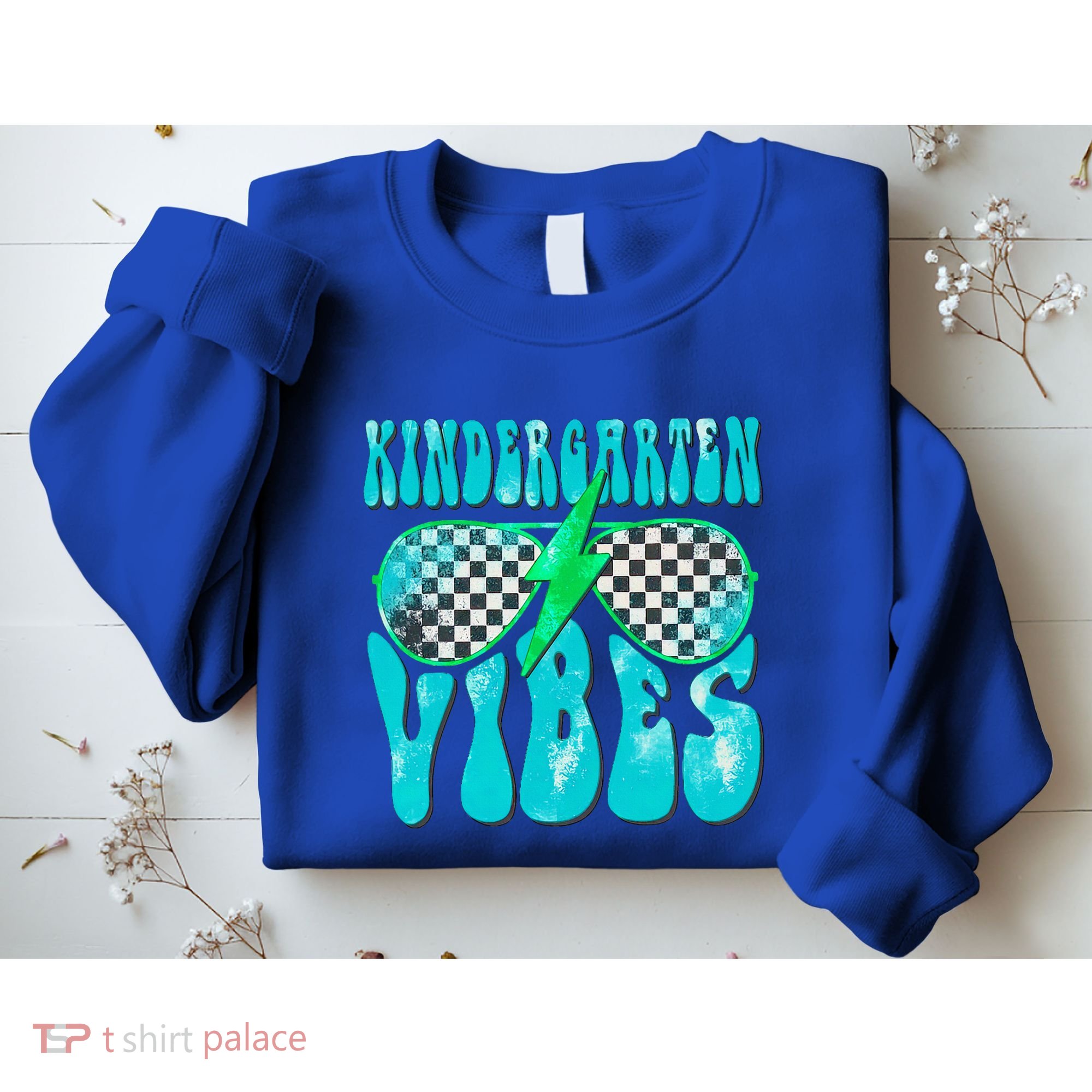 Kindergarten Vibes Kinder Crew Retro First Day Of School Sweatshirt