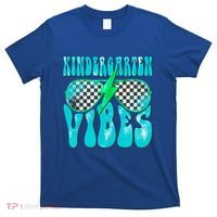 Kindergarten Vibes Kinder Crew Retro First Day Of School T-Shirt thumb 0