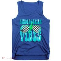 Kindergarten Vibes Kinder Crew Retro First Day Of School Tank Top thumb 0