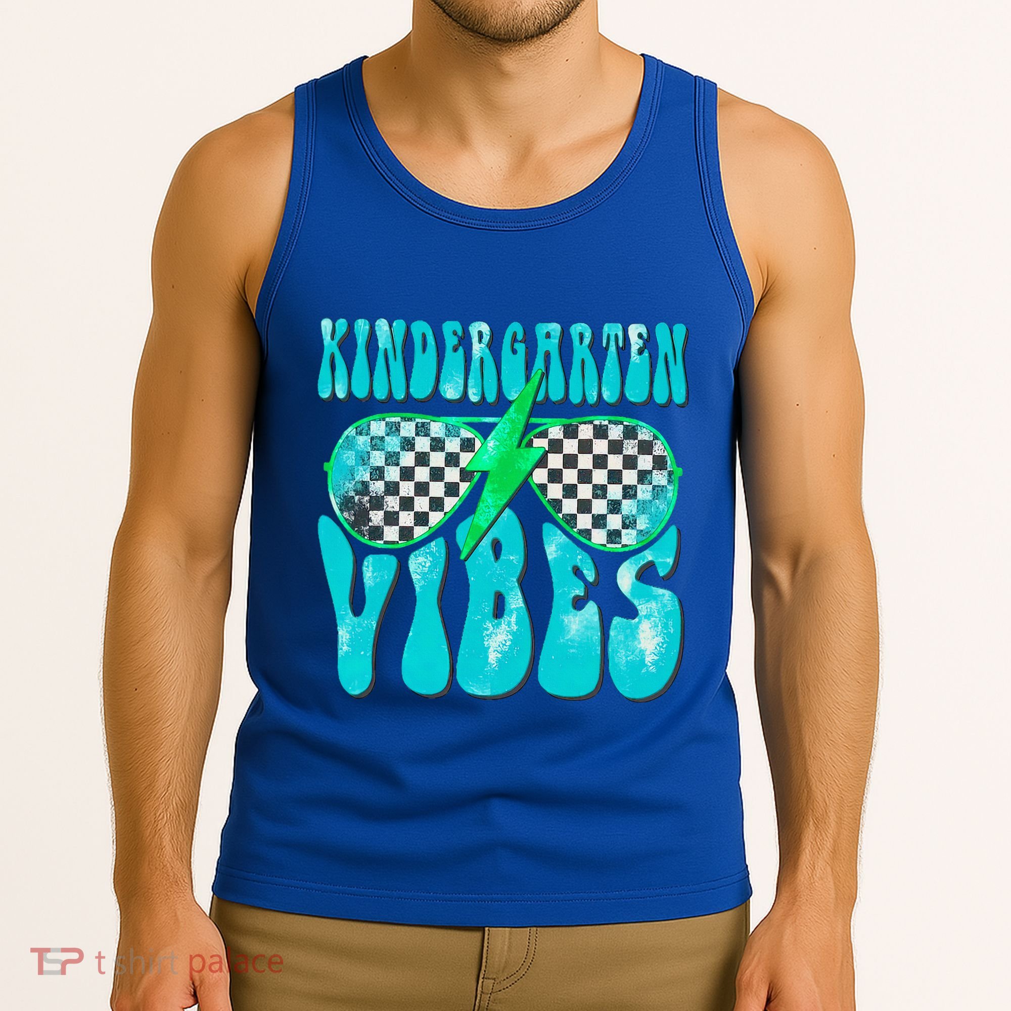 Kindergarten Vibes Kinder Crew Retro First Day Of School Tank Top