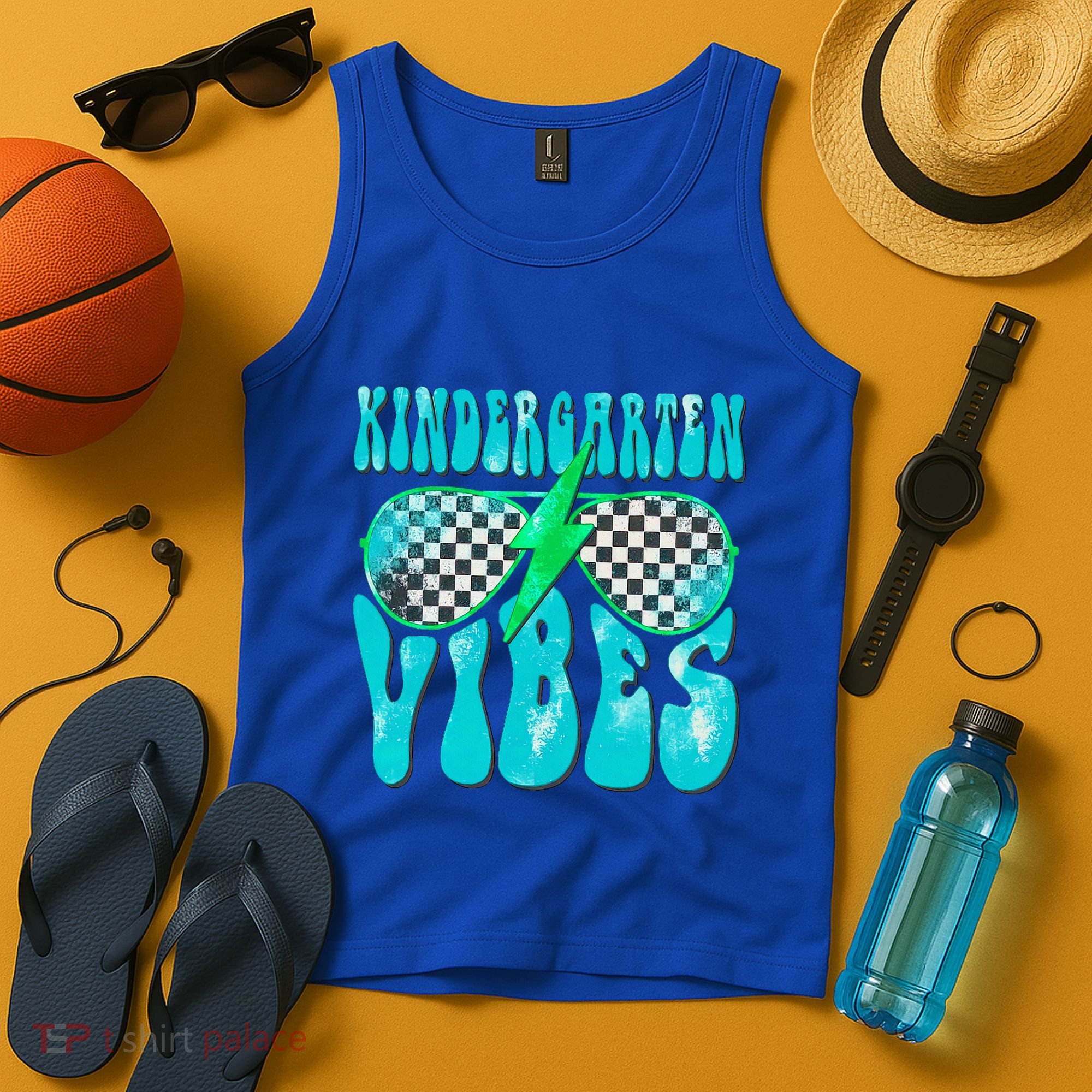 Kindergarten Vibes Kinder Crew Retro First Day Of School Tank Top