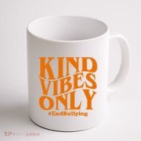 Kind Vibes Only End Bullying Coffee Mug thumb 1
