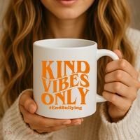Kind Vibes Only End Bullying Coffee Mug thumb 3