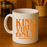 Kind Vibes Only End Bullying Coffee Mug thumb 4