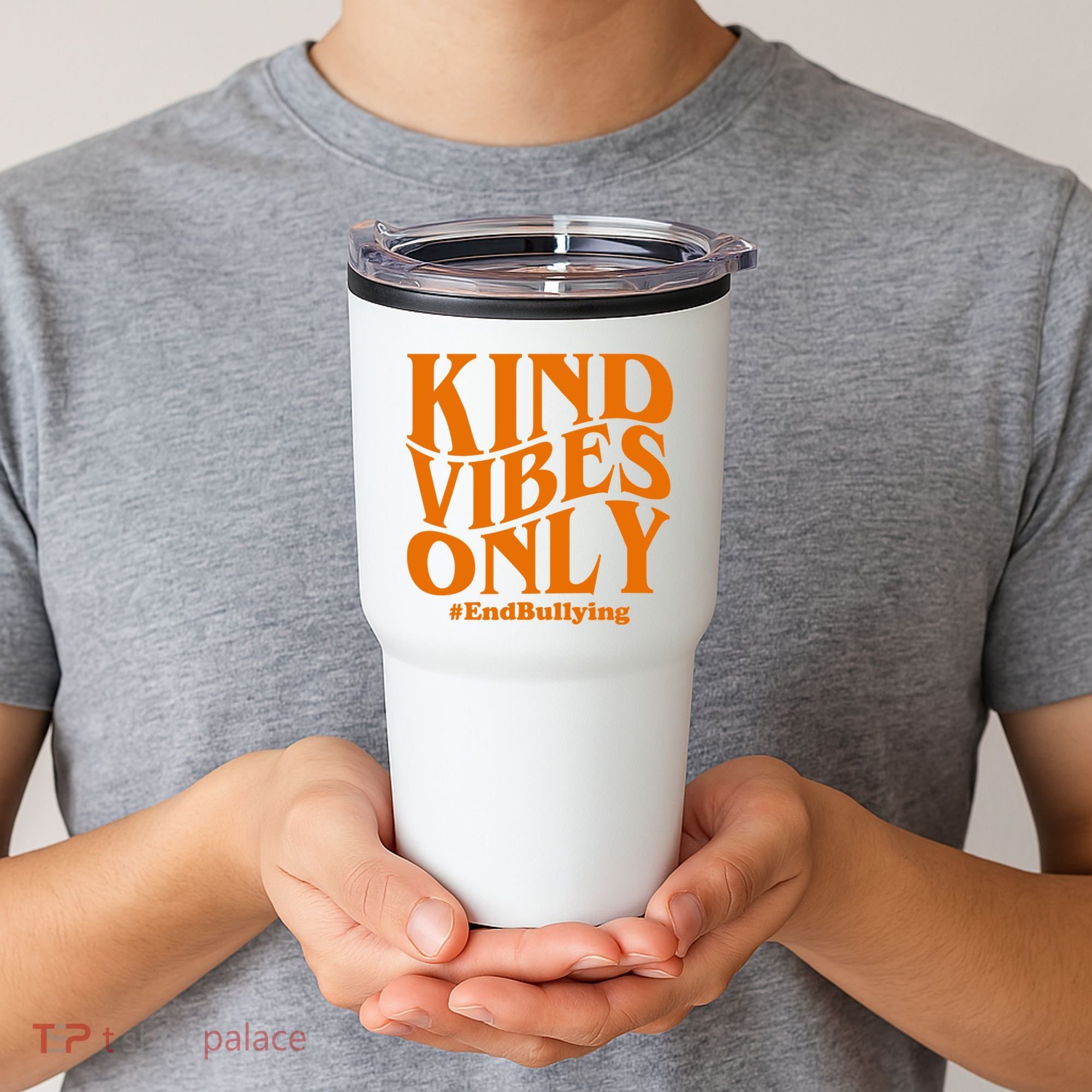 Kind Vibes Only End Bullying Tumbler
