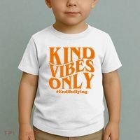Kind Vibes Only End Bullying Toddler T-Shirt thumb 2