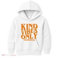 Kind Vibes Only End Bullying Kids Hoodie thumb 0