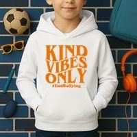 Kind Vibes Only End Bullying Kids Hoodie thumb 2