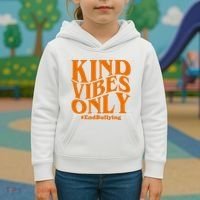 Kind Vibes Only End Bullying Kids Hoodie thumb 3