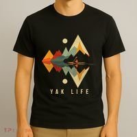 Kayak Vintage Retro Mountains Canoe Kayak Kayak Kayak T-Shirt thumb 3