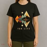 Kayak Vintage Retro Mountains Canoe Kayak Kayak Kayak T-Shirt thumb 4