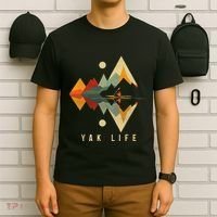 Kayak Vintage Retro Mountains Canoe Kayak Kayak Kayak T-Shirt thumb 6