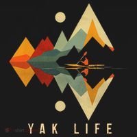 Kayak Vintage Retro Mountains Canoe Kayak Kayak Kayak T-Shirt thumb 7