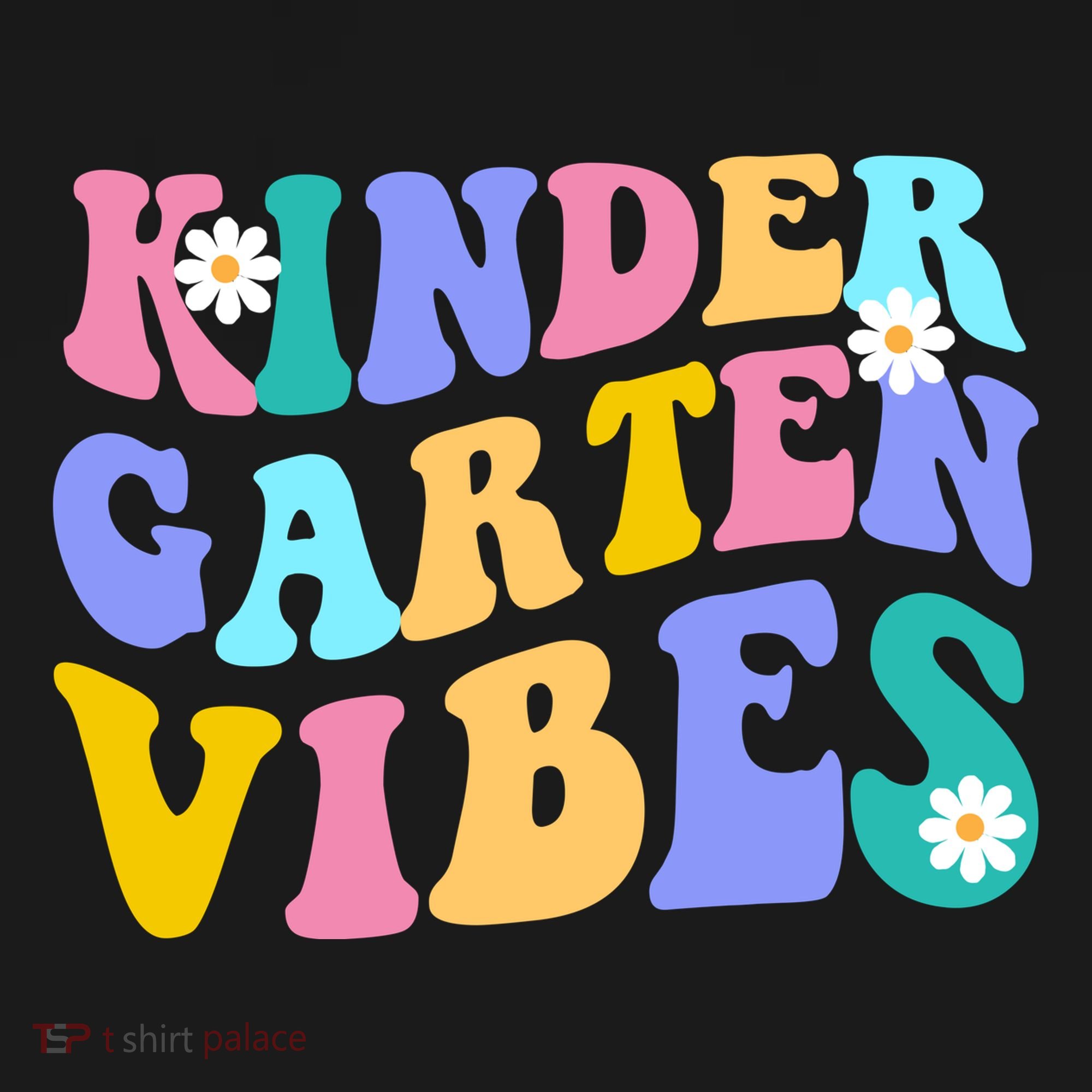 Kindergarten Vibes Retro Colorful Visor