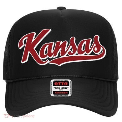 Kansas Vintage Sports Design Retro Script Hat