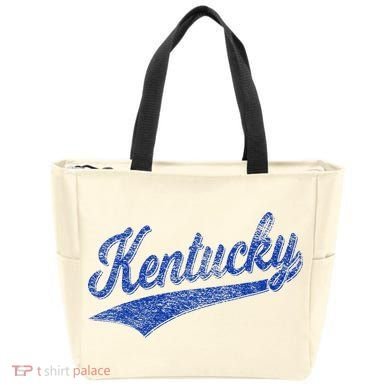Kentucky Varsity Script Classic Sports Jersey Style Tote Bag