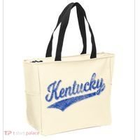 Kentucky Varsity Script Classic Sports Jersey Style Tote Bag thumb 2