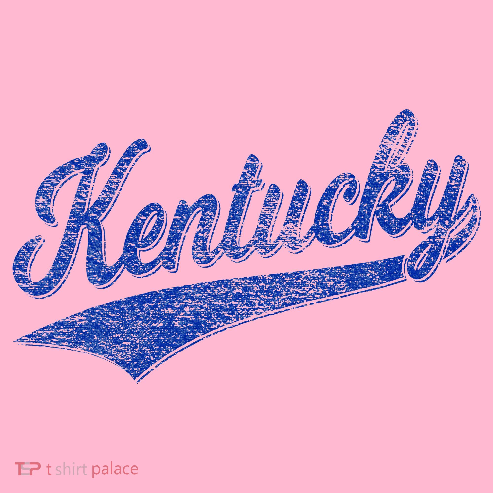 Kentucky Varsity Script Classic Sports Jersey Style Coaster