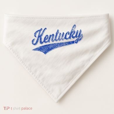 Kentucky Varsity Script Classic Sports Jersey Style USA-Made Doggie Bandana