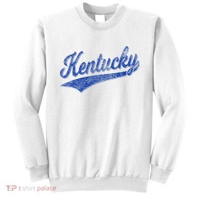 Kentucky Varsity Script Classic Sports Jersey Style Sweatshirt