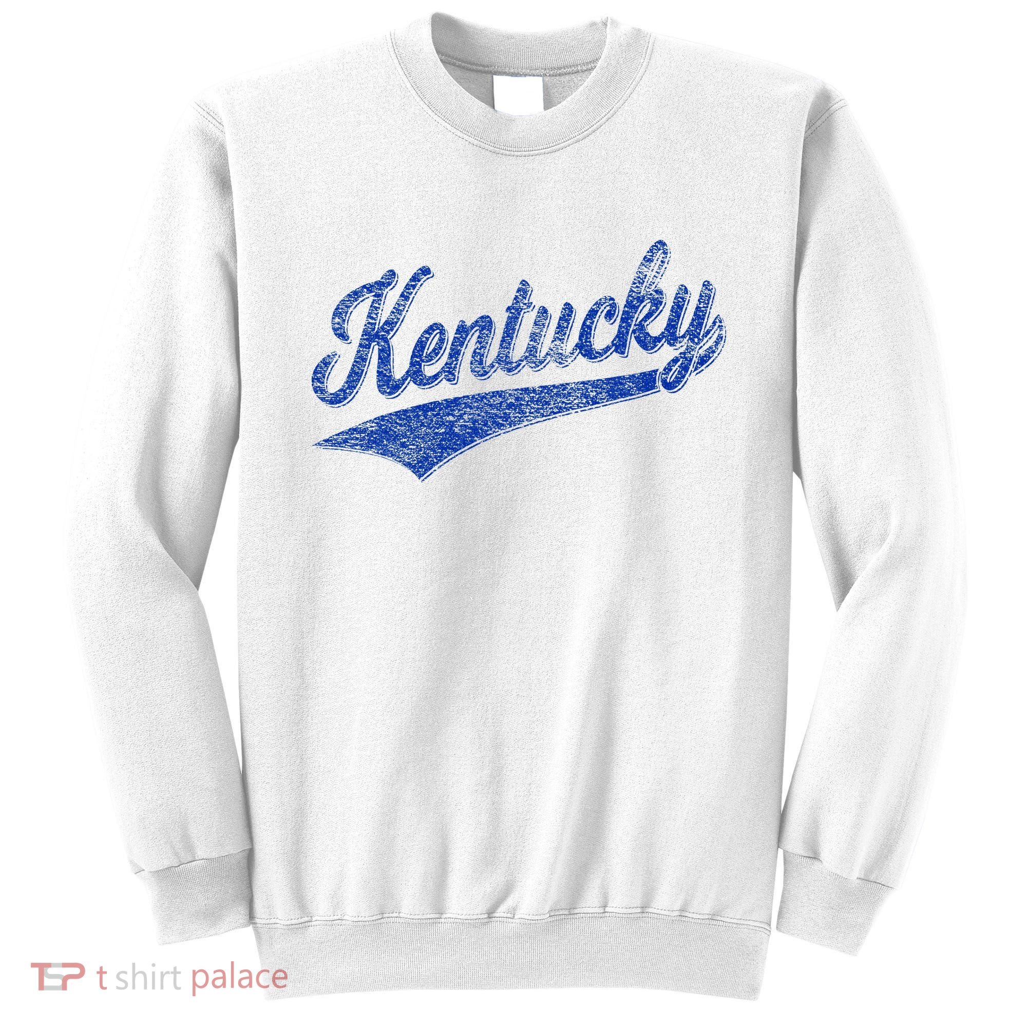 Kentucky Varsity Script Classic Sports Jersey Style Sweatshirt