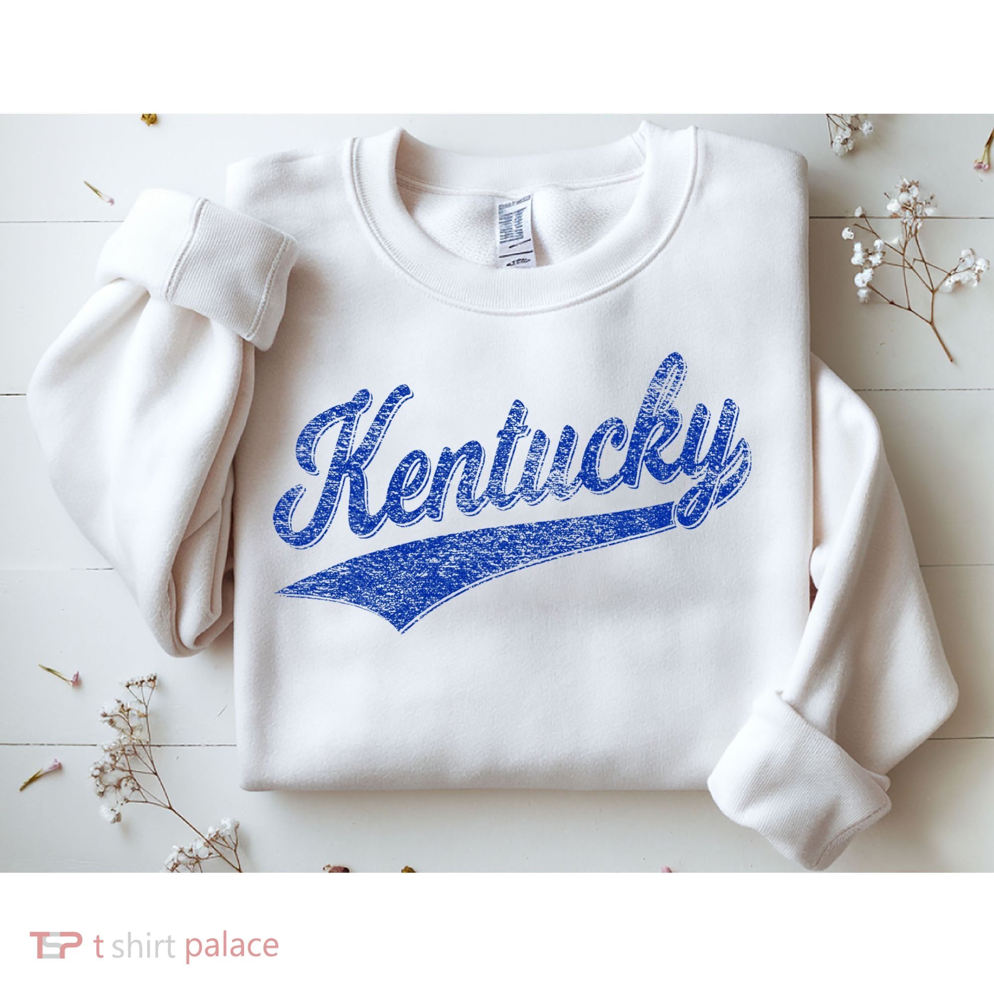 Kentucky Varsity Script Classic Sports Jersey Style Sweatshirt