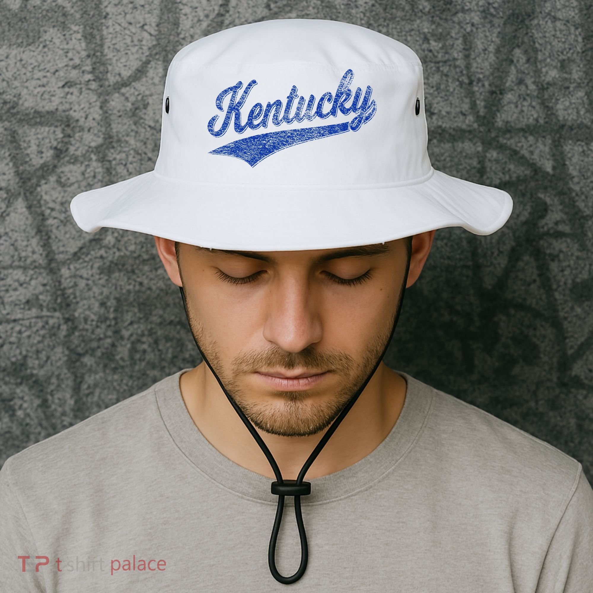 Kentucky Varsity Script Classic Sports Jersey Style Bucket Hat
