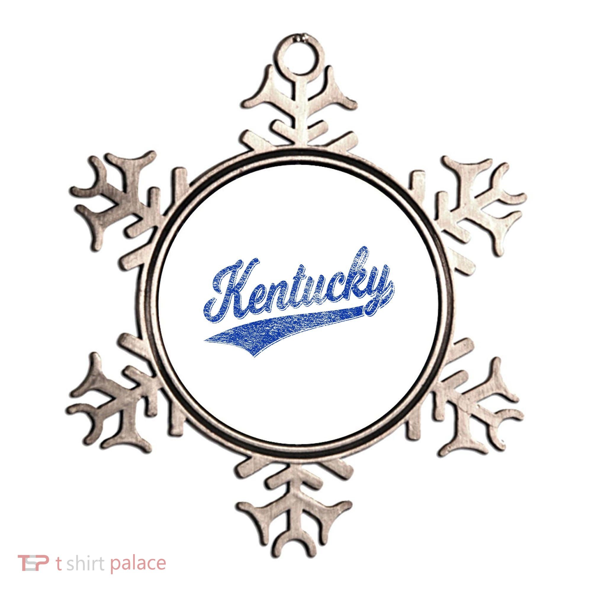 Kentucky Varsity Script Classic Sports Jersey Style Ornament