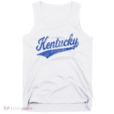 Kentucky Varsity Script Classic Sports Jersey Style Tank Top