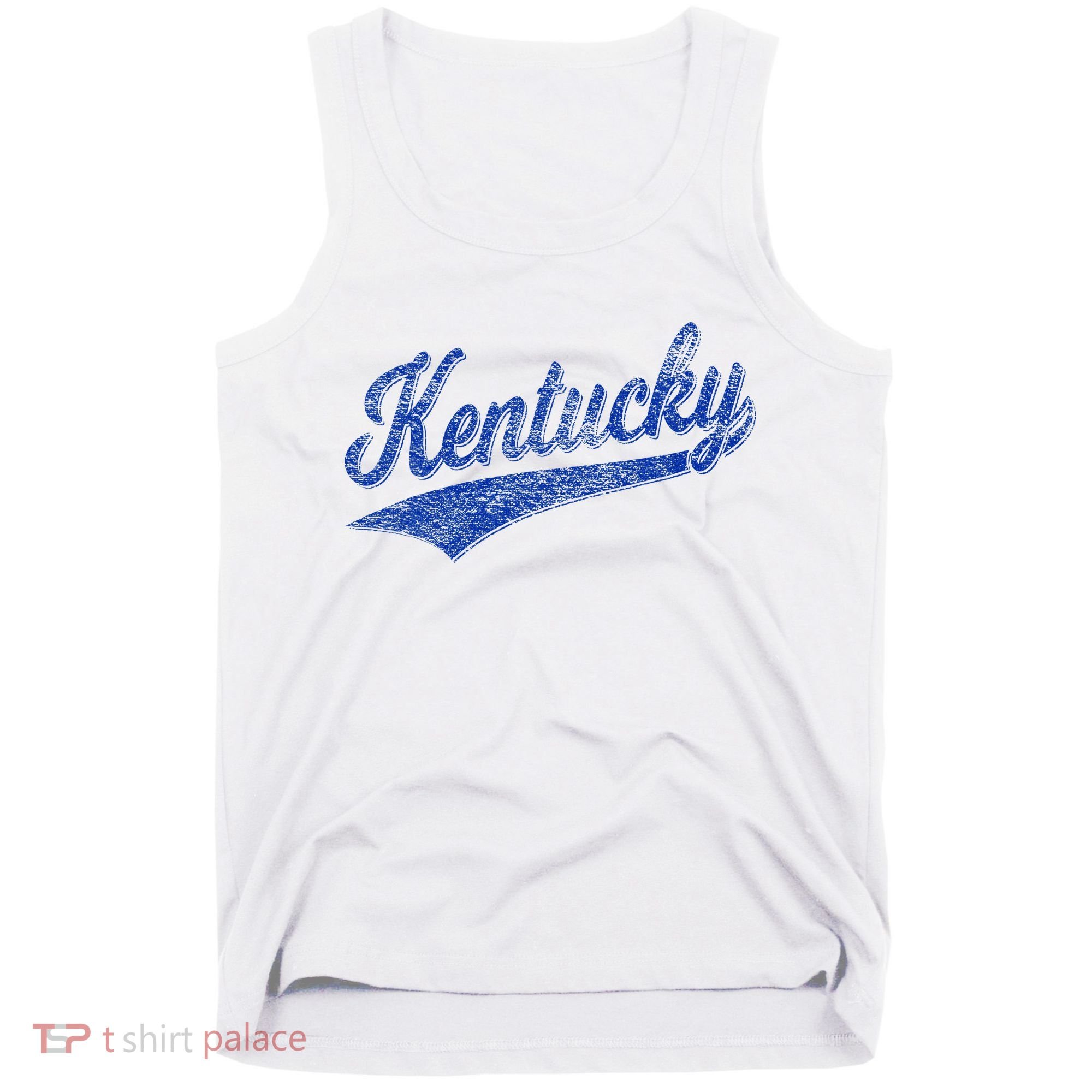 Kentucky Varsity Script Classic Sports Jersey Style Tank Top