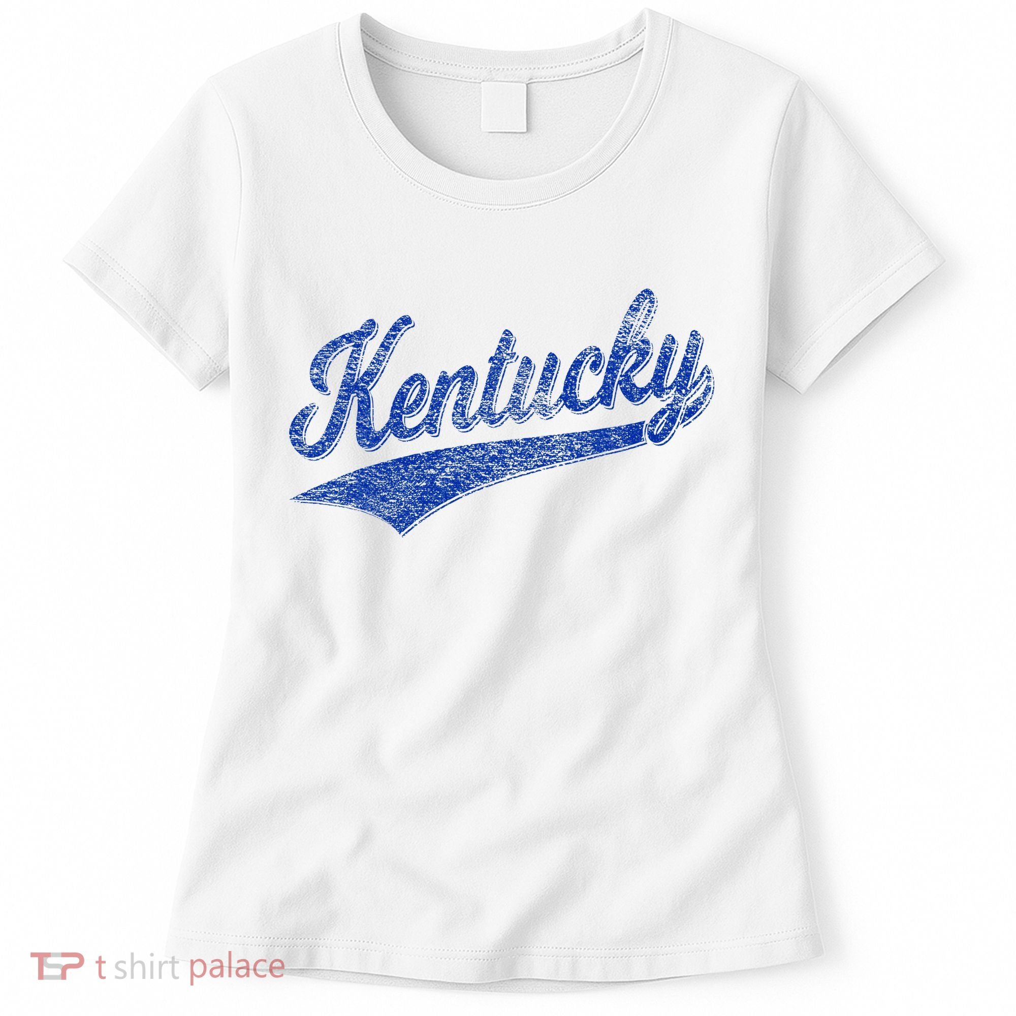 Kentucky Varsity Script Classic Sports Jersey Style Women's T-Shirt