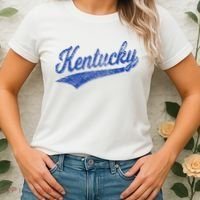 Kentucky Varsity Script Classic Sports Jersey Style Women's T-Shirt thumb 2