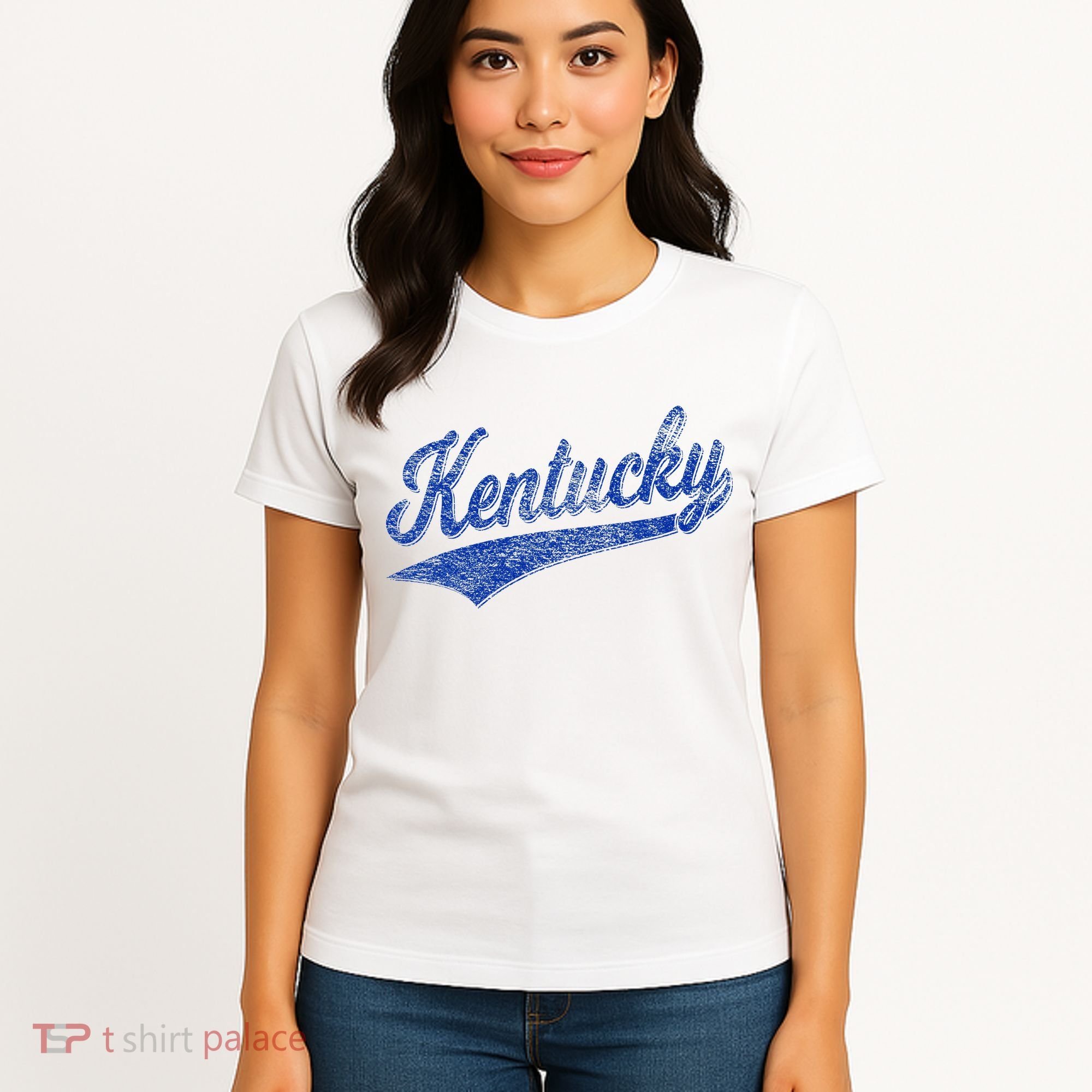 Kentucky Varsity Script Classic Sports Jersey Style Women's T-Shirt