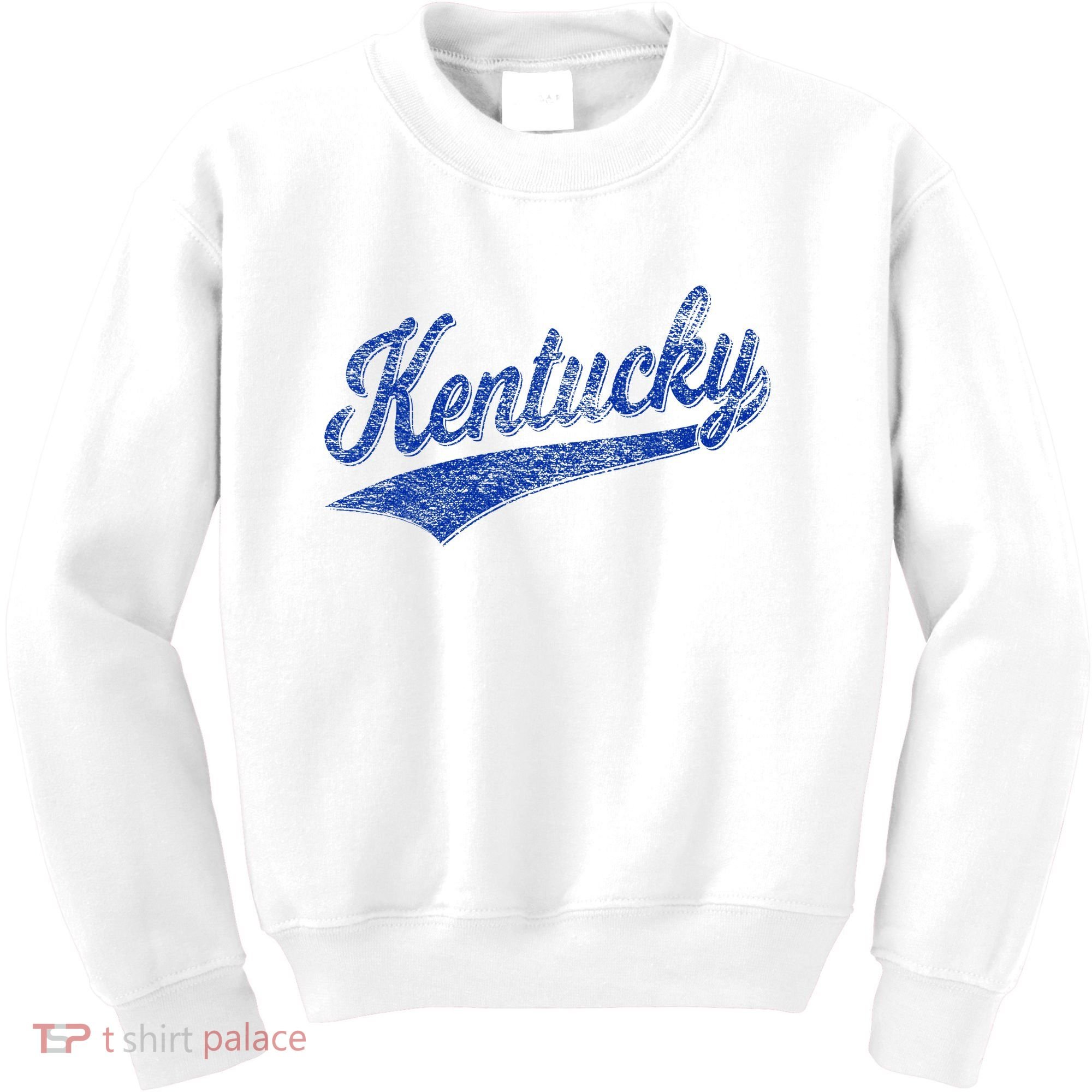 Kentucky Varsity Script Classic Sports Jersey Style Kids Sweatshirt