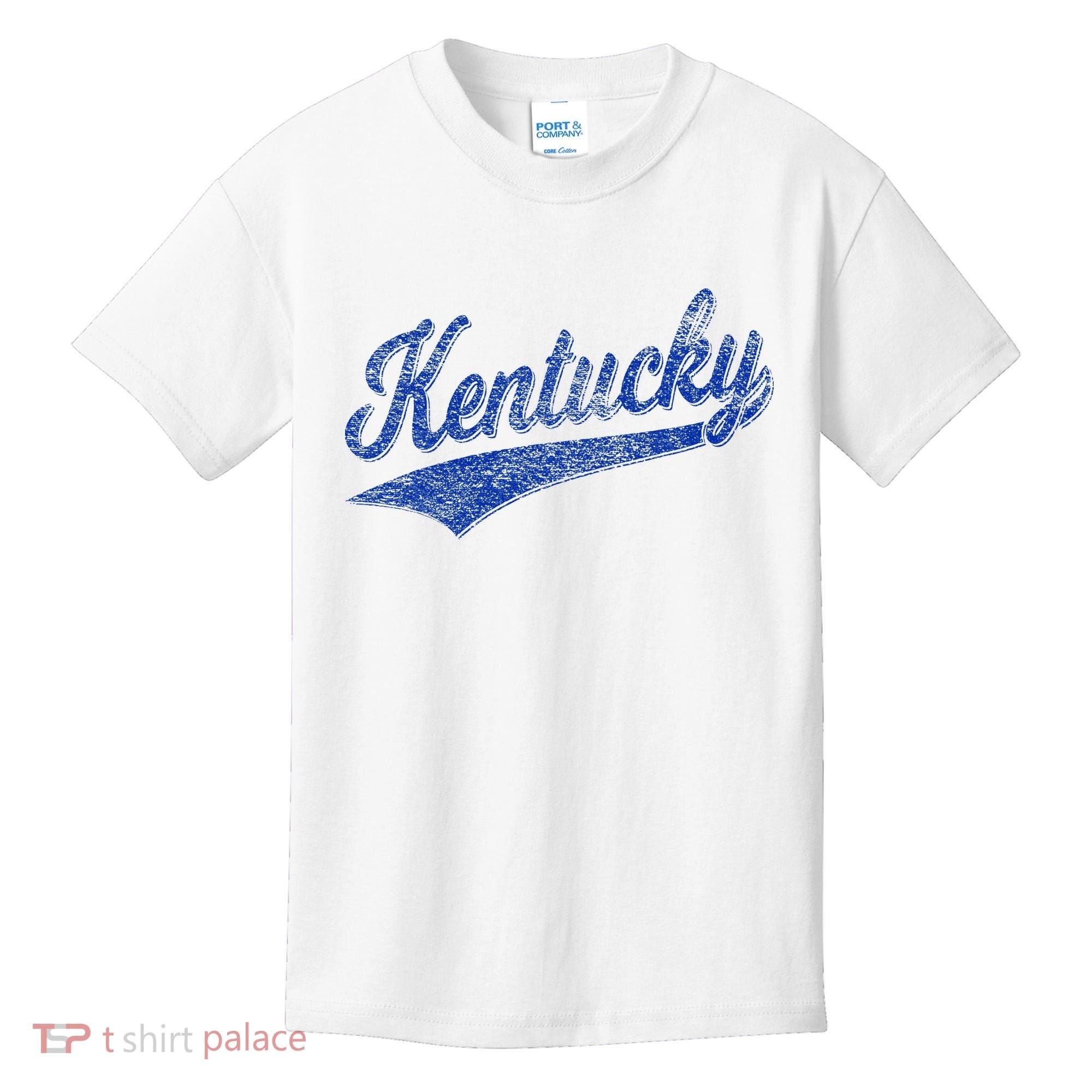 Kentucky Varsity Script Classic Sports Jersey Style Kids T-Shirt