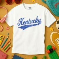 Kentucky Varsity Script Classic Sports Jersey Style Kids T-Shirt thumb 3