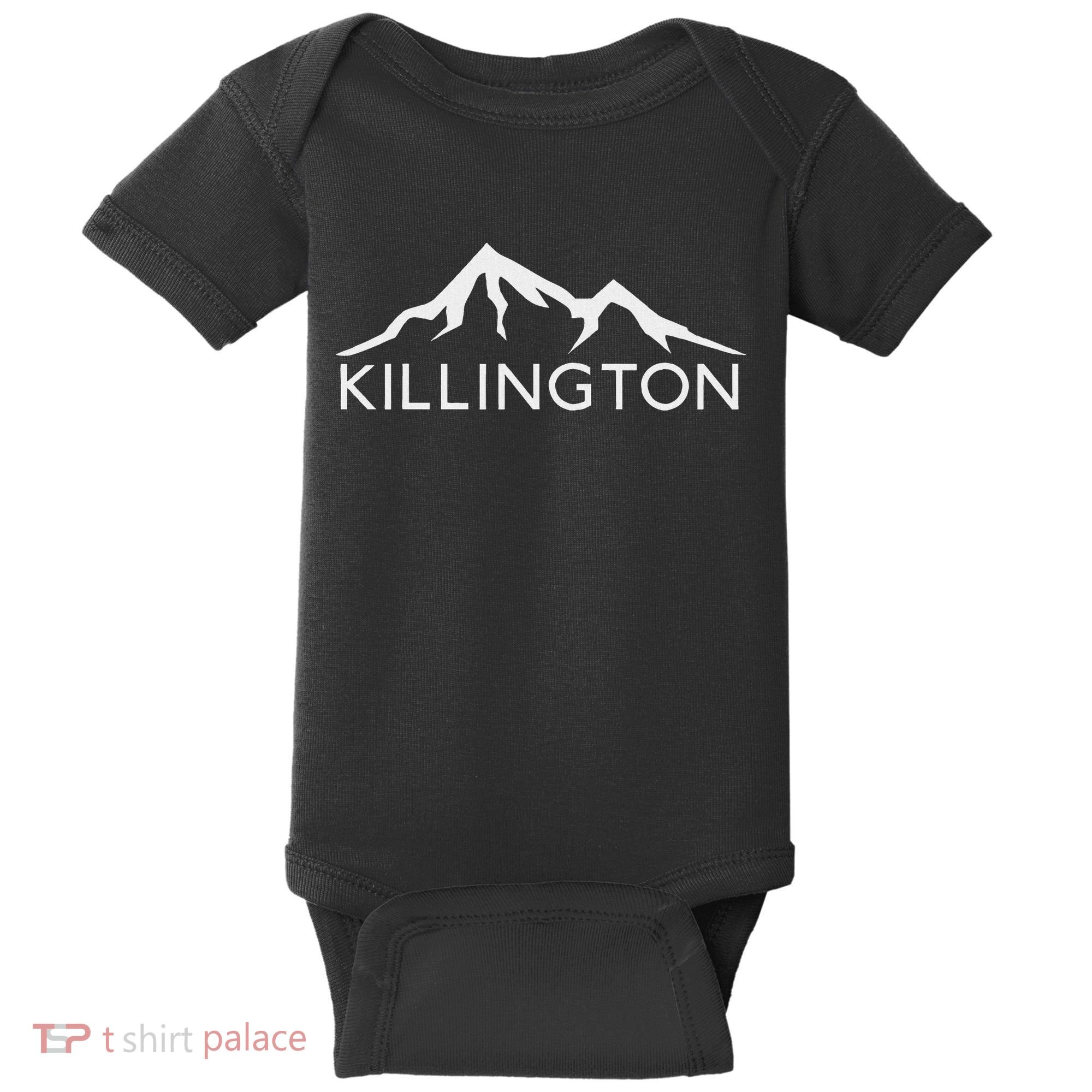 Killington Vermont Skiing Snowboard Baby Bodysuit