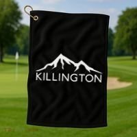 Killington Vermont Skiing Snowboard Golf Towel thumb 1