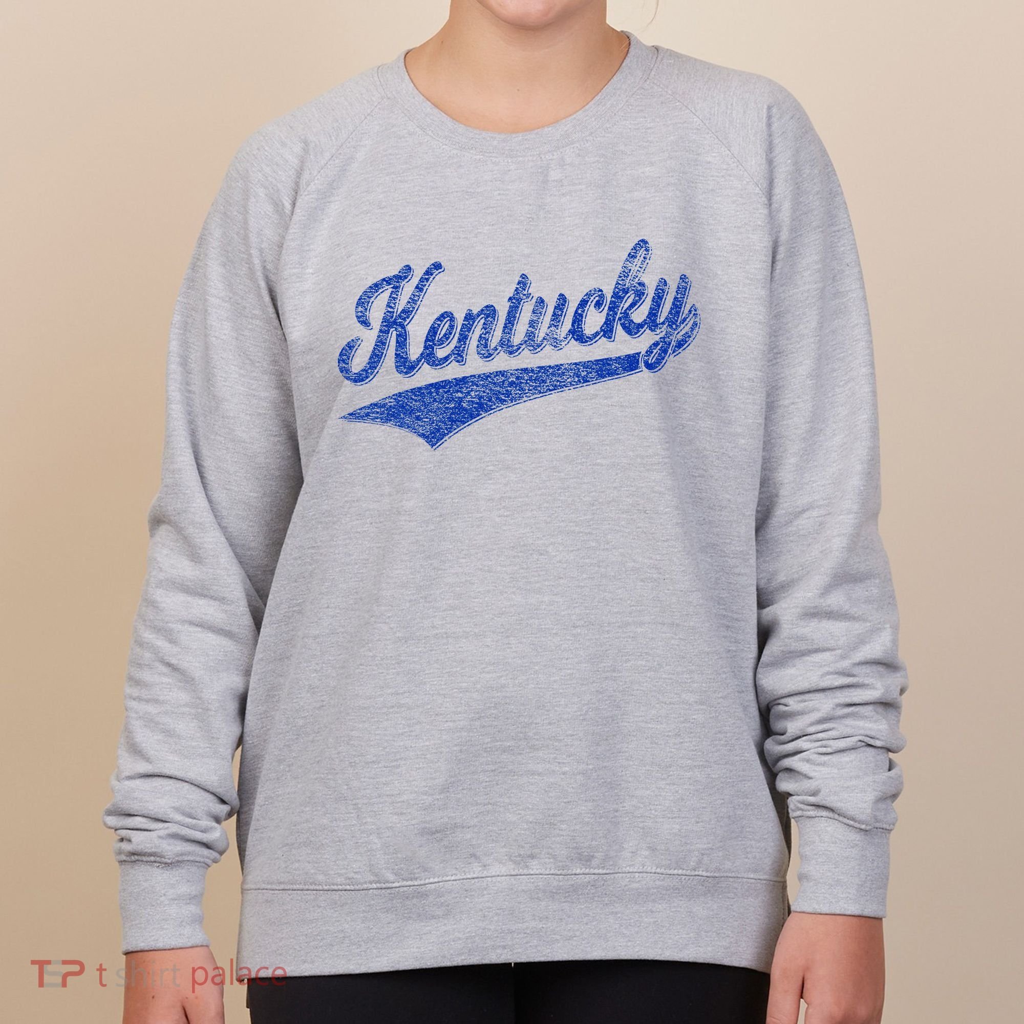 Kentucky Varsity Script Classic Sports Jersey Style Women's Sweatshirt